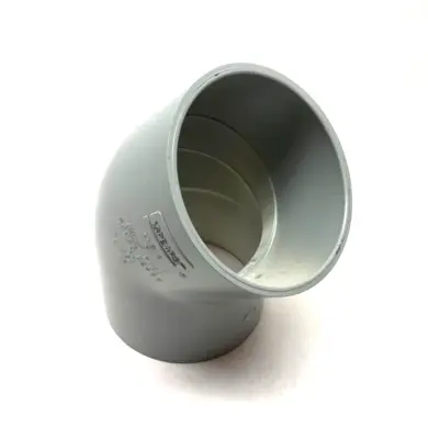 New | in-Stock Spears Elbow Slip Socket Fitting 5", 45-Degree Painted Gray SCH40 Plumbing Equipment Michigan US | Maverick Industrial Sales #1397477