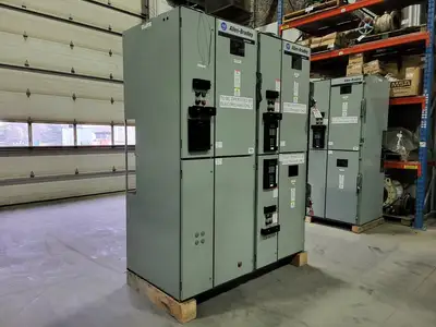 5kV/1200A Medium Voltage MCC Double Structure w/ Motor Protection Relays