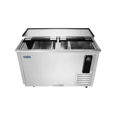 New | in-Stock Atosa New Atosa MBC50GR 50'' Bottle Cooler - Stainless Steel Bottle Coolers Illinois US | Falcon Restaurant Supply #1375321