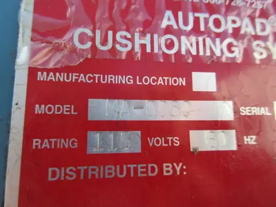 USED RANPAK RANPAK #MA-0050 AUTOPAD CUSHIONING SYSTEM