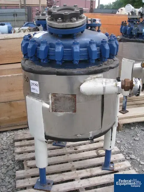 Used Pfaudler 30 Gal Pfaudler Receiver, S/S, 45/40# Stainless Steel Tanks Ohio US | Federal Equipment Company #125496