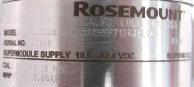 NEW ROSEMOUNT 3051S2LD3AA1A1030HEF71DB PRESSURE TRANSMITTER 0-1000 IN H2O