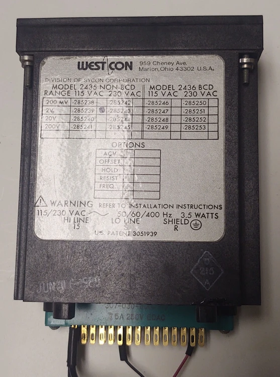 Used WESTON 2435 NON-BCD Counters/Timers Kentucky US | Edwards Industrial Repair #1017581