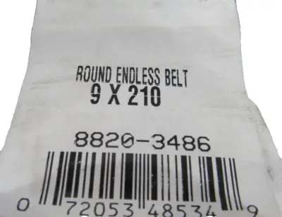 NEW GATES 9 X 210 RE BELT ROUND END BELT 8820-3486 9X210REBELT