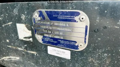 Used 2023 HYUNDAI HX160AL Crawler Excavators North Carolina US | National Equipment Dealers #1422292