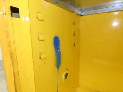Justrite 25710 Suregrip Flammable Safety Cabinet 12 Gal Yellow Manual Close