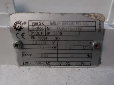 USED NORD SK9042.1VF-160 L/4 BRE250 RG MIK KB 1W WE
