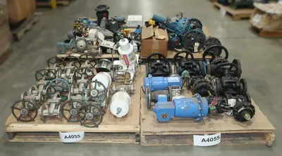 4 PALLETS OF ASSORTED VALVES