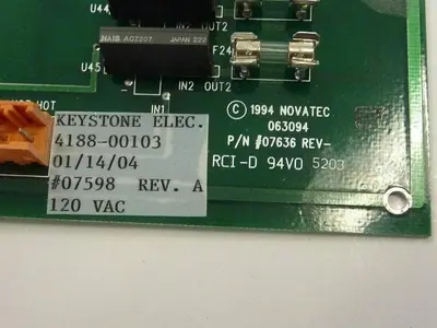 USED NOVATEC 4188-00103