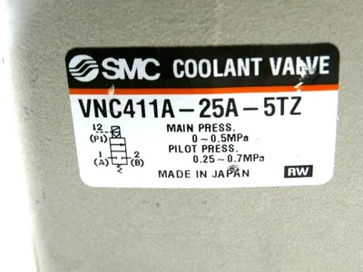 NEW SMC VNC411A-25A-5TZ COOLANT VALVE VNC411A25A5TZ