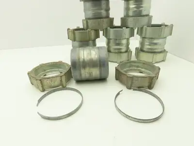 3-1/2" EMT Compression Connector Union Lot of 6