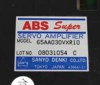 USED SANYO DENKI 65AA030VXR10