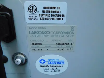 Used LABCONCO 3950200 Fume Hoods Texas US | Aucto #1306977