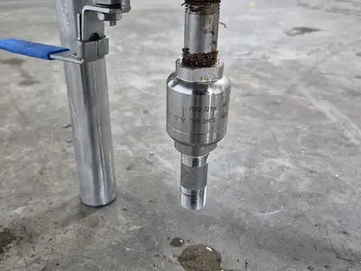 SS 20 Gallon Tank with Heat Exchange Pipe