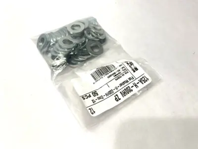 125A-H-200HV ZP | 125A Flat Washer Form A Zinc Plated 12 LOT OF 50 - New