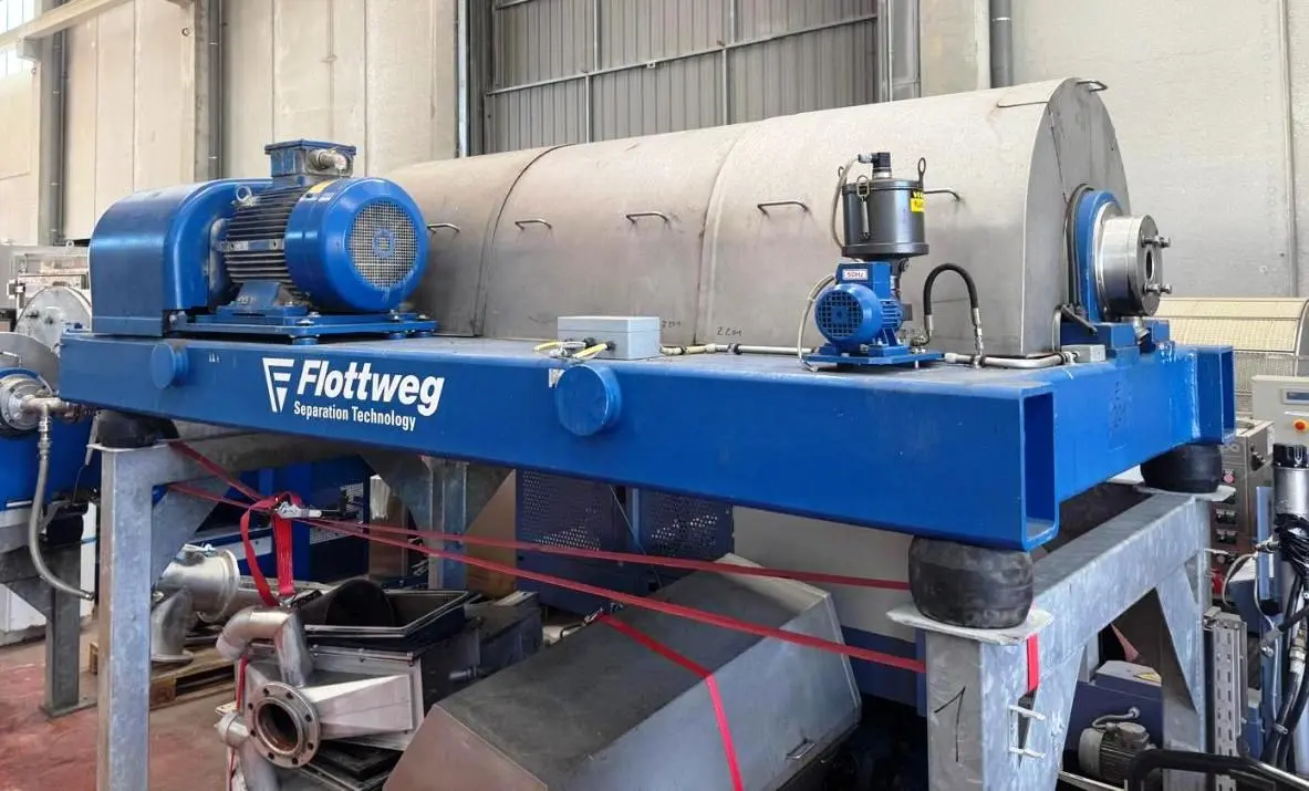 Flottweg Z53-4/454 decanter centrifuge, 316SS.