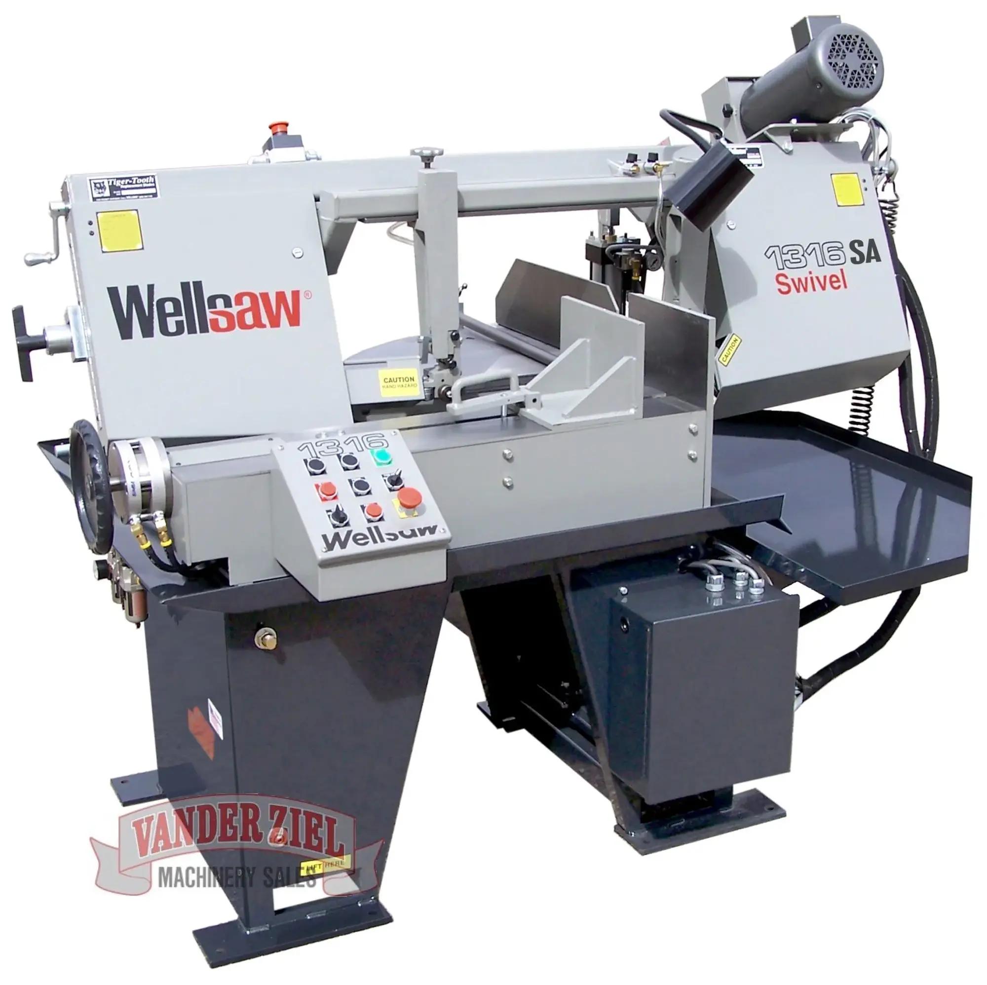 New | in-Stock WELLSAW 1316S-SA Horizontal Band Saws Michigan US | Vander Ziel Machinery Sales #480360