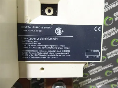 Socomec 27PV4032 SIRCO PV 325A Photovotaic Disconnect Switch Used