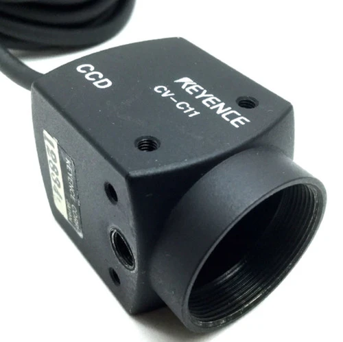 Keyence CV-C11 Machine Vision Camera Black/White C-Mount 1/5" Monochrome CCD [New]
