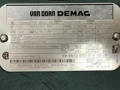 USED RELIANCE ELECTRIC P44G0743A