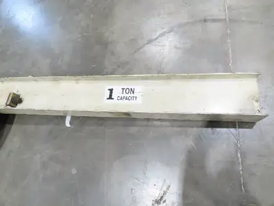 1 Ton 2000Lb Wall Mount Cantilever Work Station Jib Crane 5' 5" Span 10' Height