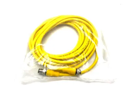NEW TURCK EUROFAST DOUBLE ENDED CORDSET M12 M TO F
