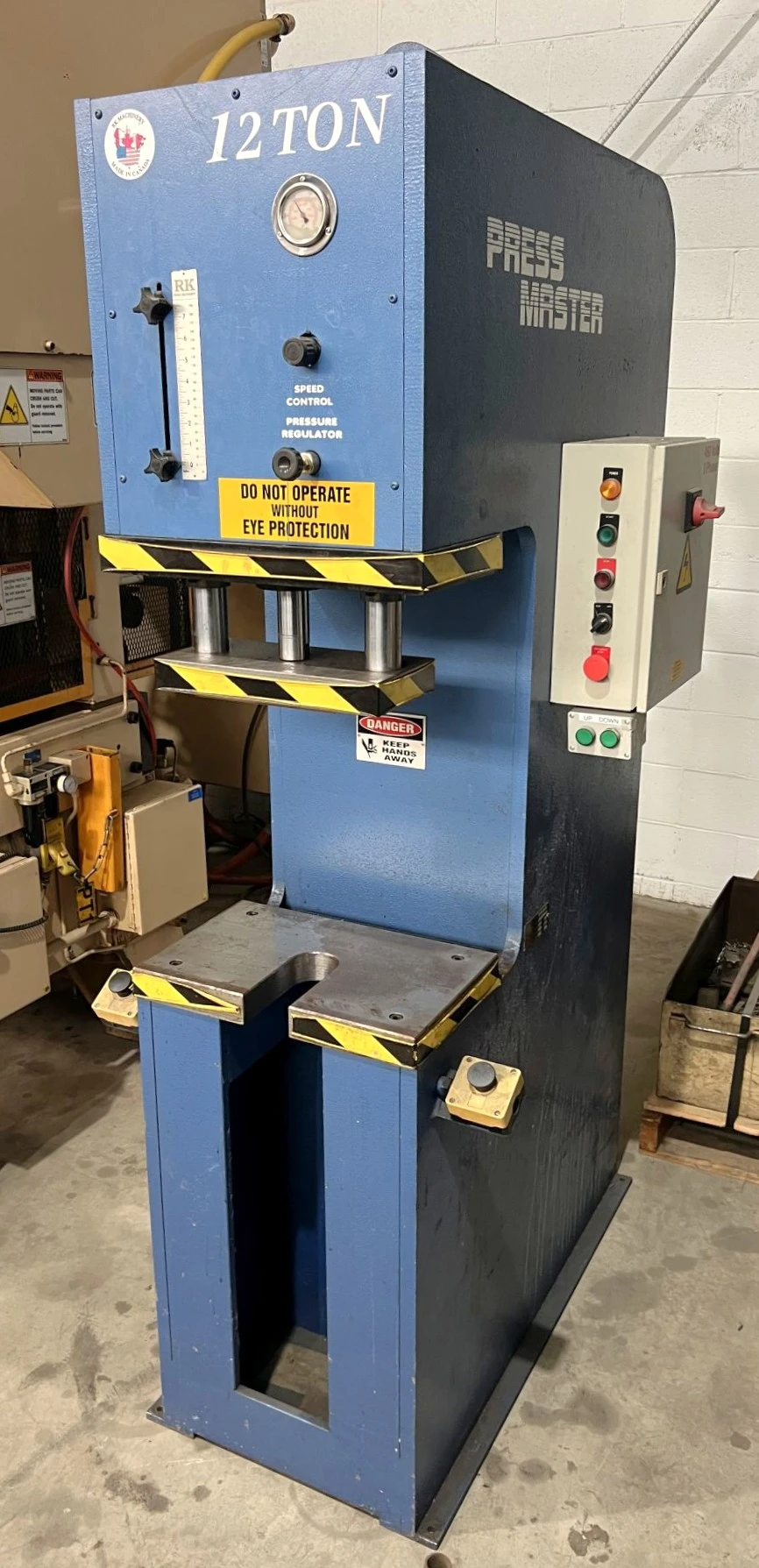 Used PRESS MASTER PRESS MASTER CFP-12T PRESS C-Frame Presses Michigan US | Alma Machinery #1327037