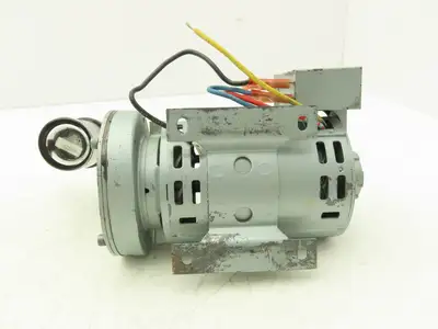 Gast 0532-104A-G621X Motor Mounted Rotary Vane Vacuum Pump 0.6 CFM 15 PSI 115V