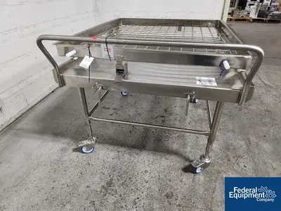 Unknown Stainless Steel Cart, with Roller Rack