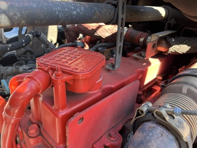 USED 2013 MACK LEU633 REFUSE PACKER BODY WITH AUTO ARM.