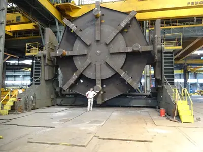USED UNIQUE READCO 300 TON WELDING POSITIONER