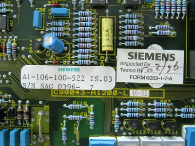 NEW SIEMENS A1106150505 SIMOREG MICROPROCESSOR DC DRIVE C4S510L