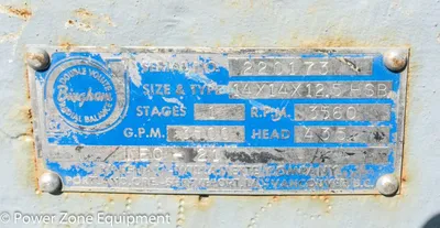 USED SULZER BINGHAM 14X14X12.5 HSB