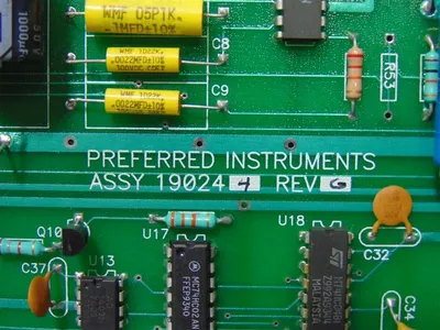 Preferred Instruments 190244 Regulated Power Supply Card Rev. G Used