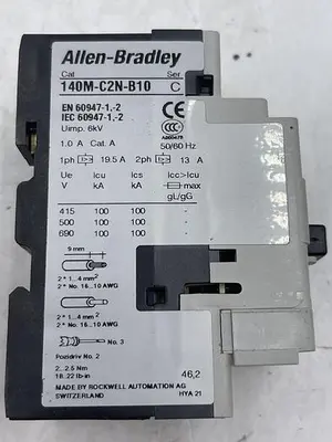 Used ALLEN-BRADLEY ALLEN-BRADLEY 140M-C2N-B10 SER C Circuit Breakers | ND Industrial Surplus #1214151