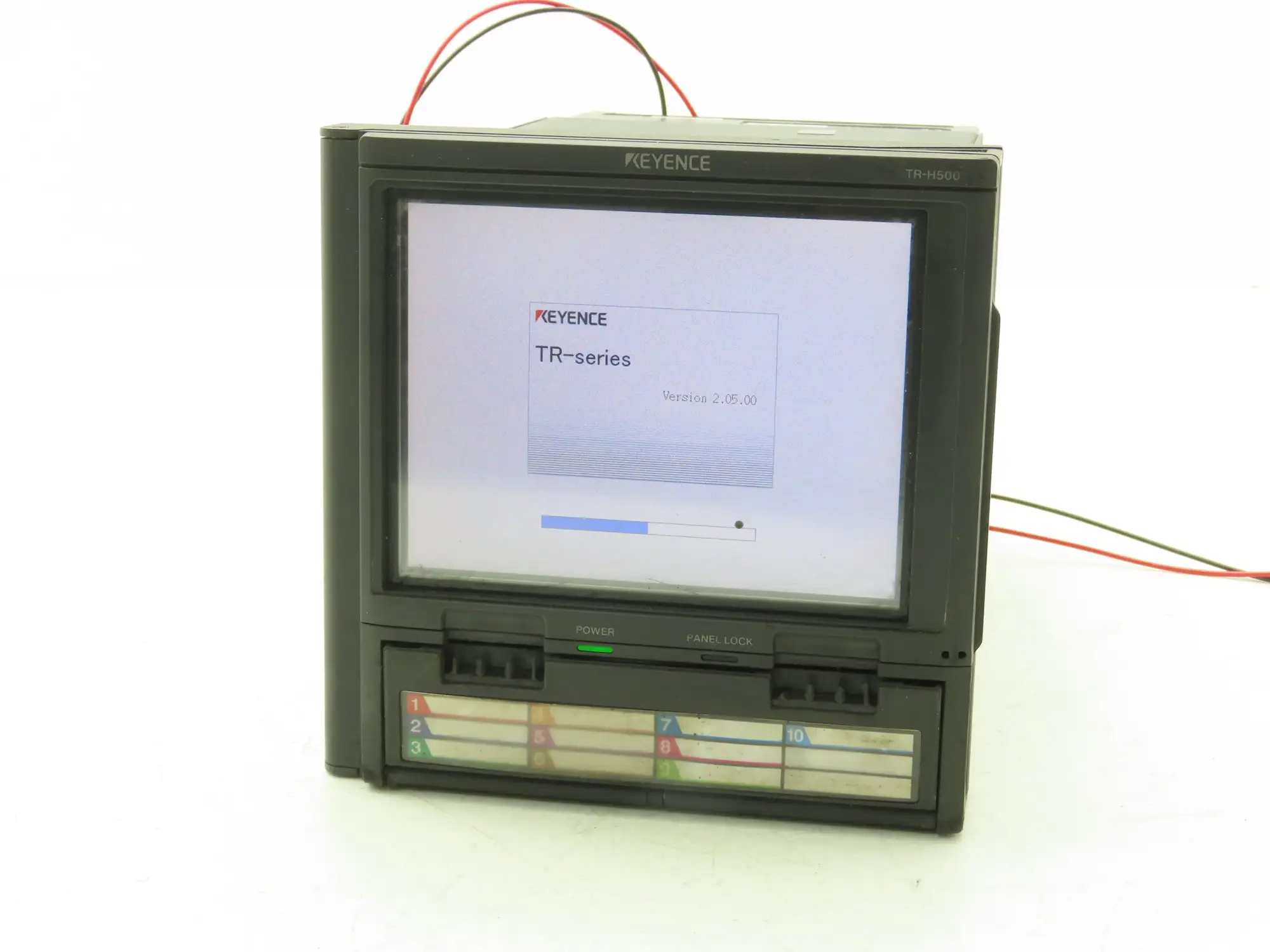 Keyence TR-H500 Operator Control Panel Temp & Data Logger 24VDC Input LCD Screen