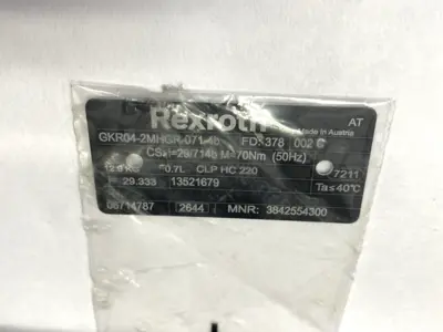 USED BOSCH REXROTH 3842554300, GKR04-2MHGR-071-4B, 13496159, GKM16-3