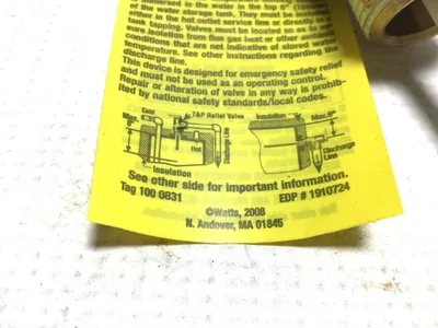 American Water Heater Co. 035505627162 Temperature & Pressure Relief Valve 3/4″Male