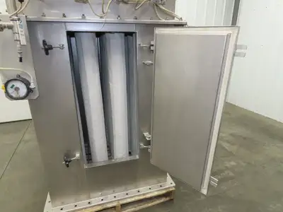 Fuji NMT-16 Fujiclon Dust Collector Baghouse NM 16 Filters Stainless 36x36x63"