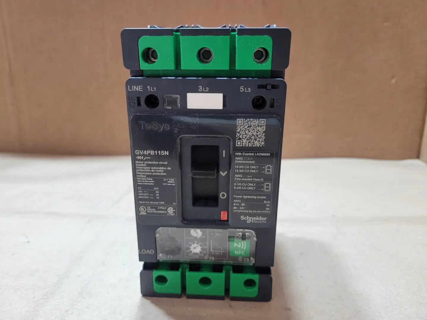 New | in-Stock SCHNEIDER ELECTRIC GV4PB115N Circuit Breakers British Columbia CA | Lenmark #1488889