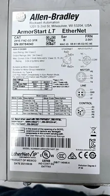 USED ALLEN BRADLEY 291E-FAZ-G2-3FR