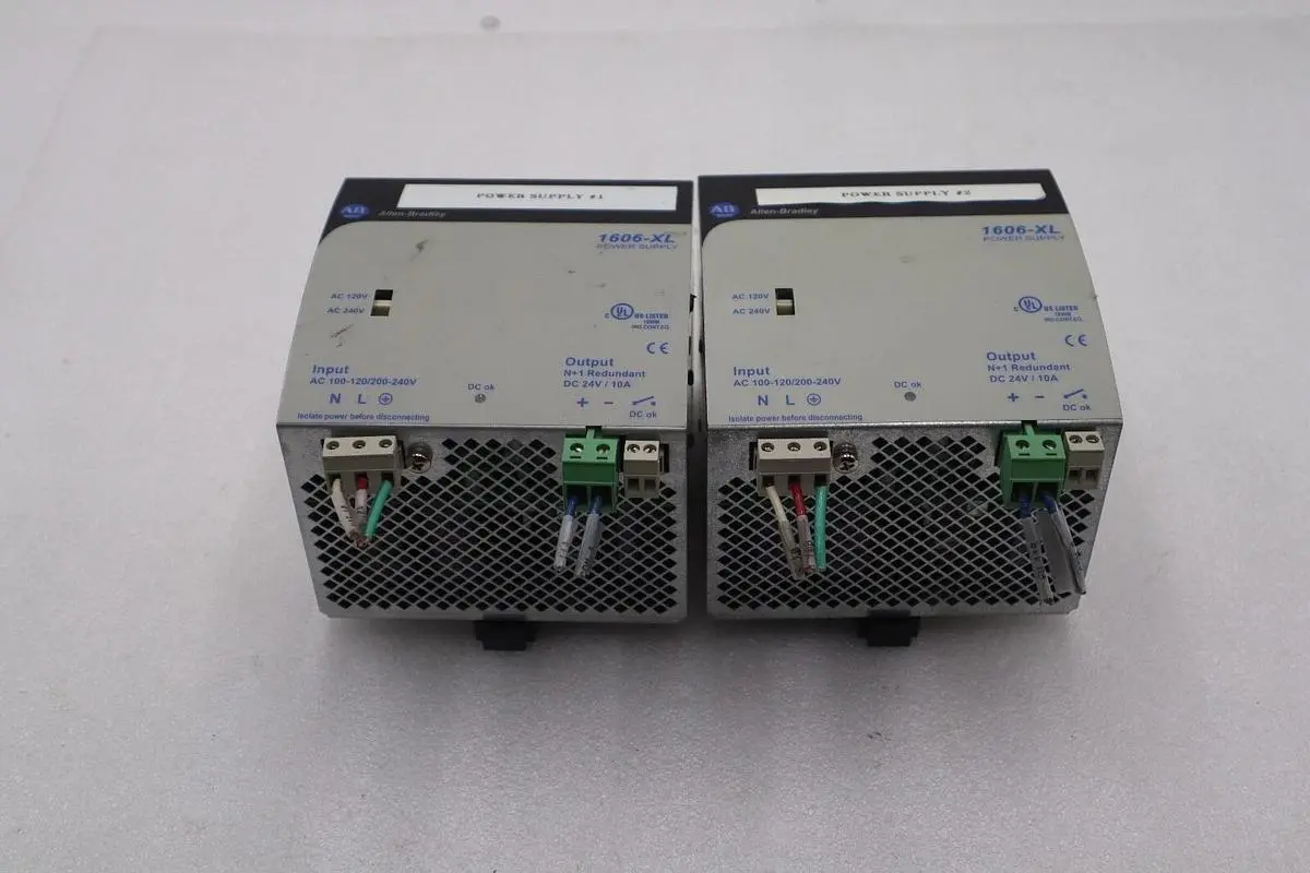 ALLEN-BRADLEY 1606-XL240DR 24VDC POWER SUPPLY (LOT OF 2) STOCK K-1880