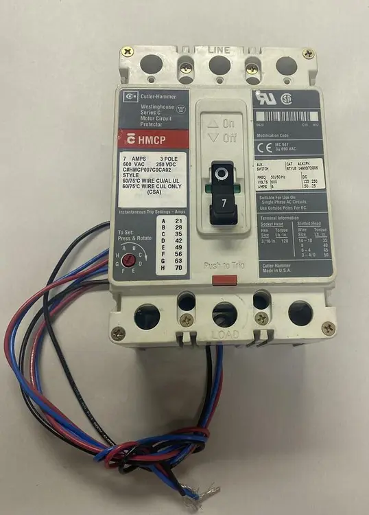 Used CUTLER-HAMMER HMCP007C0CA02 Miscellaneous Equipment (Electrical & Power) | Surplus Asset Holdings #1203350