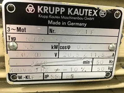USED KRUPP KAUTEX K11R 132S4