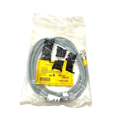 U2151,RK 4T-2 | Turck RK 4T-2 Eurofast Single Ended Cordset M12 4-Pin to Pigtail U2151 - New