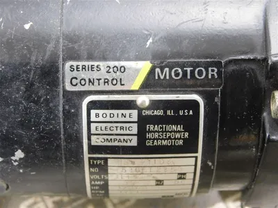 Bodine Electric Company NSH-11D3 Fractional Horsepower Gearmotor 1/50 HP Used