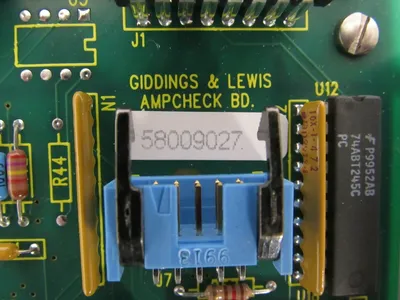 USED GIDDINGS & LEWIS 58009027 AMPCHECK BOARD
