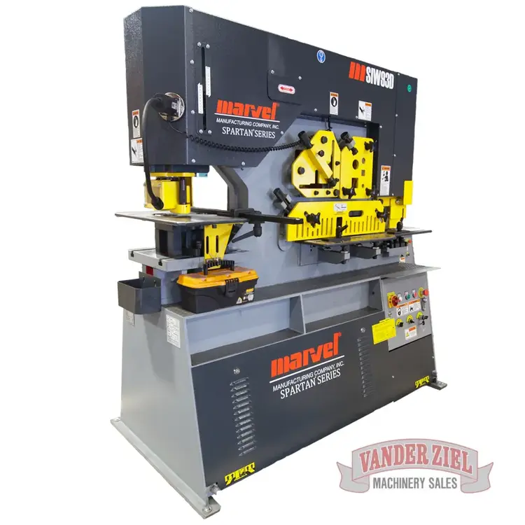 New | in-Stock MARVEL MANUFACTURING MSIW93D Ironworkers Michigan US | Vander Ziel Machinery Sales #482315