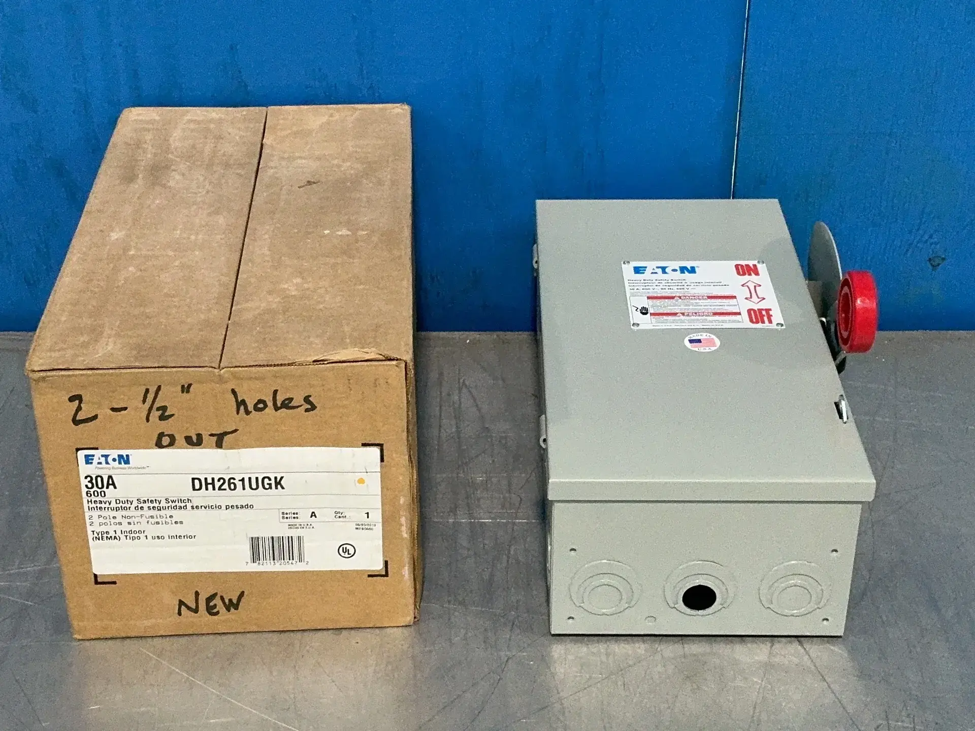 New | in-Stock EATON DH261UGK Switchgears Ohio US | HGR 24 #1278530