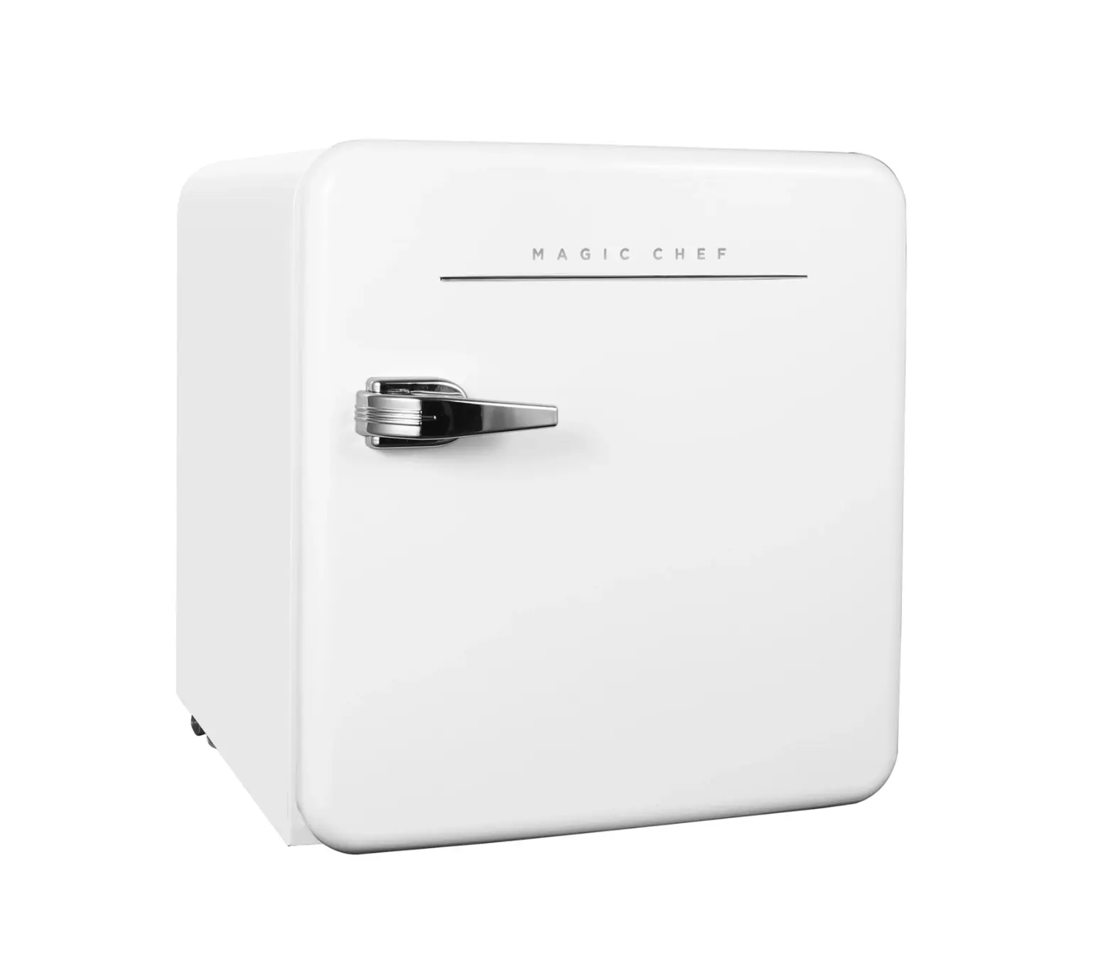 Magic Chef 1.6 CU. FT. RETRO MINI REFRIGERATOR IN WHITE, WITHOUT FREEZER